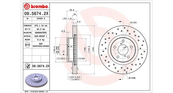 MAGNETI MARELLI Jarrulevy 360406045402